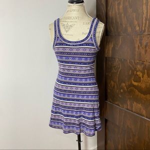 Free People Moonlight Fair Isle Knit Sweater Dress